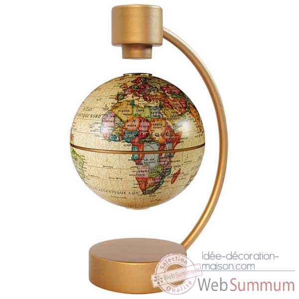 Globe geographique Stellanova non lumineux MAGNETIQUE Flottant Antique - sphere 10 -209437