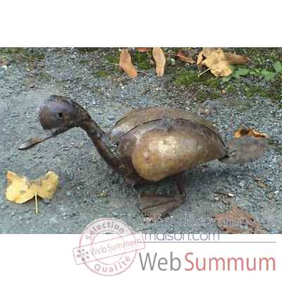 Grand Canard en Metal Recycle Terre Sauvage  -ma42