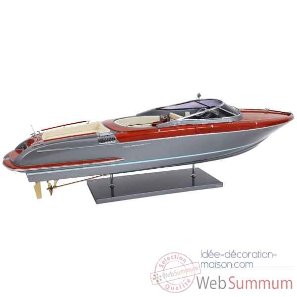 Maquette Riva Aquariva 56 Grey Shark Hull 1:18 -R AQUARIVA 56 GS