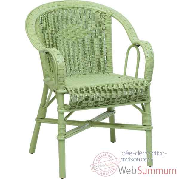 Fauteuil Grand Pere vert frais KOK 978GG