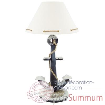 Lampe ancre avec cordage Produits marins Web Summum -web0640