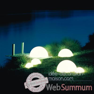 Lampe demi-lune Terracota socle a enfouir Moonlight -hmbgsltrr3500554