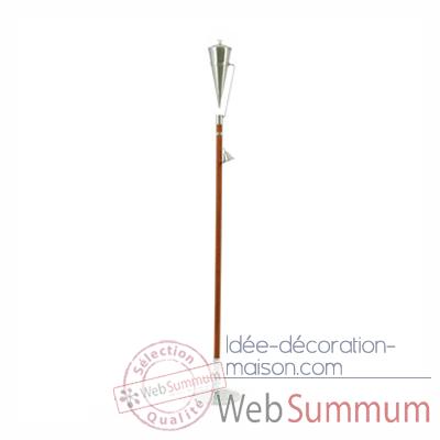 2 Lampes a huile Alexandria finition acier brosse Aristo - 828602