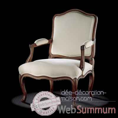 Fauteuil louis xv moulure Massant -L15TFA2