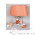 Video Moyenne Lampe Ovale Cancalaise Rouge Abat-jour Ovale Rouge-121