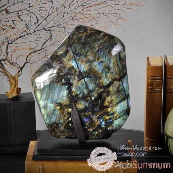 Labradorite 4 faces polies 4 kg Objet de Curiosite -PUMI478