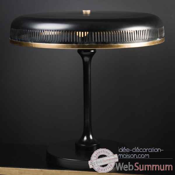 Lampe de bureau plateau noir 51cm Objet de Curiosite -LU169