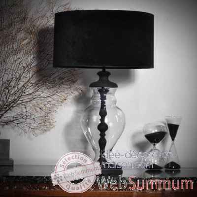 Lampe de table pied en verre Objet de Curiosite -LU149