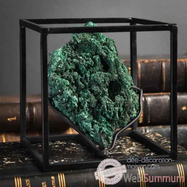 Malachite chrysocolle - congo Objet de Curiosite -MI084