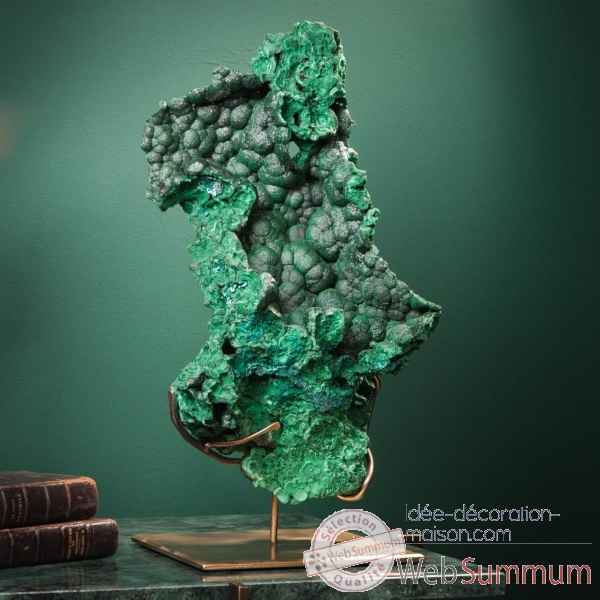 Malachite concretionnee 5.6kg (congo) Objet de Curiosite -PUMI838