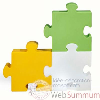 Module puzzle lumineux P.O.P. jaune Slide - SD PUZ050