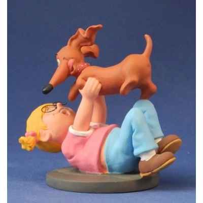 Figurine catootje et le chien de jan, jans en de kinderen -JJ14