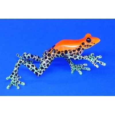 Figurine grenouille - dendrobates reticulatus  - bf10