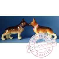 Figurine sel et poivre - bergers allemands - mw93946