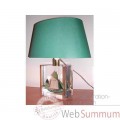 Video Petite Lampe Ovale Thonier CC 798 Vert Abat-jour Ovale Vert Fonce-91