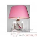 Video Petite Lampe Ovale Thonier Gris & Rose Abat-jour Ovale Rose-95