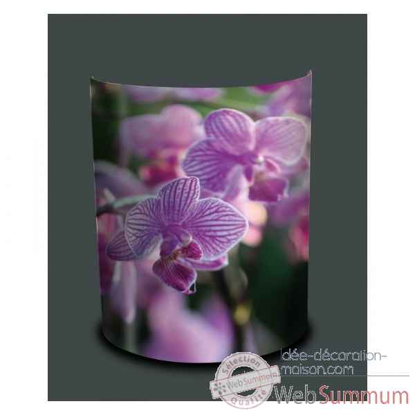 Applique murale nature orchidee violette -NA1338APP