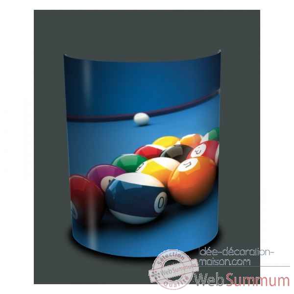 Applique murale sports et loisirs billard -SL1318APP