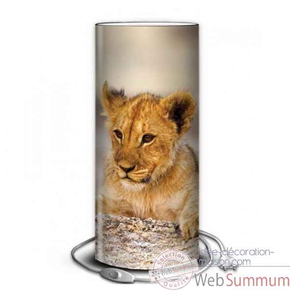 Lampe animaux sauvages lionceau -AS1201