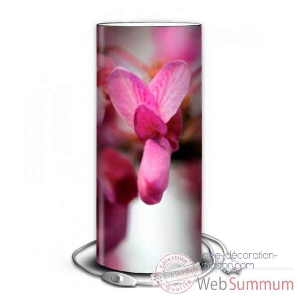 Lampe nature orchidee violette -NA1204