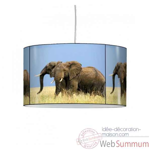 Lampe suspension animaux sauvages elephants -AS1212SUS
