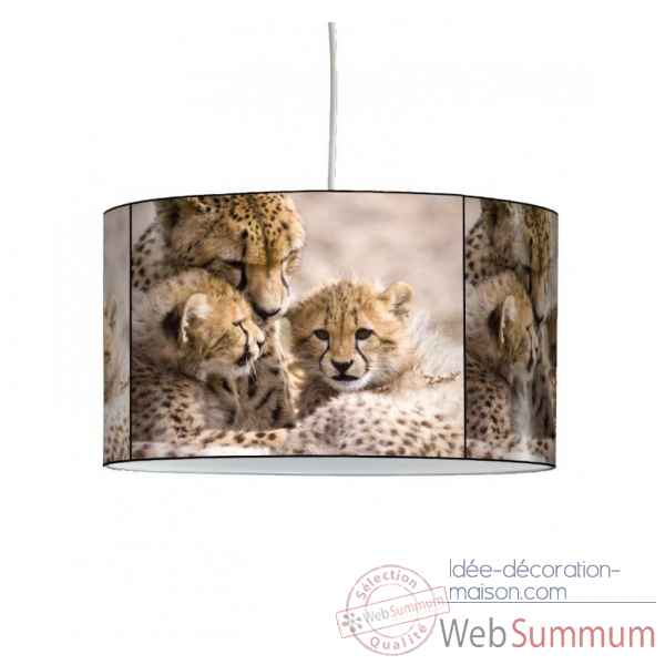 Lampe suspension animaux sauvages guepards -AS1423SUS