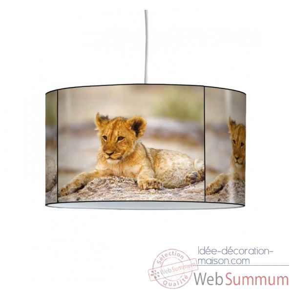 Lampe suspension animaux sauvages lionceau -AS1201SUS