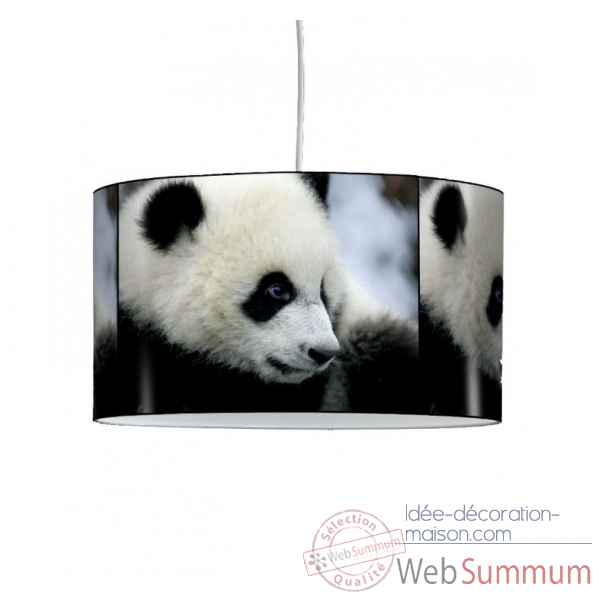 Lampe suspension animaux sauvages panda -AS1208SUS