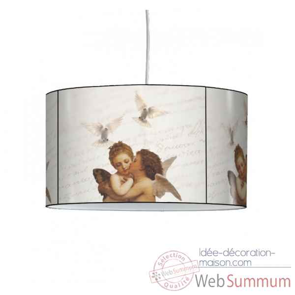 Lampe suspension charme ange colombes -CH1506SUS