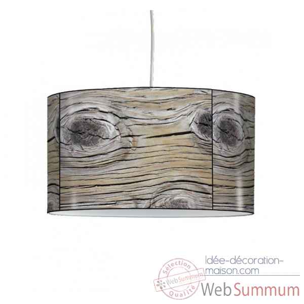 Lampe suspension nature souche de bois -NA1211SUS