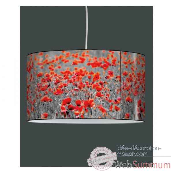 Lampe suspension tendance champ de coquelicots -TE1323SUS