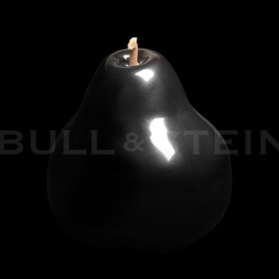 Poire noire brillant glace Bull Stein - diam. 11,5 cm indoor