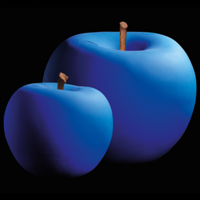 Pomme bleue lapis lazuli beu Bull Stein - diam. 20 cm indoor