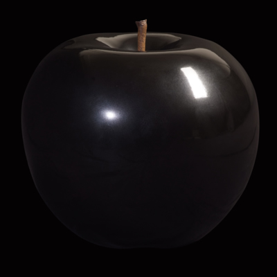 Pomme noire brillant glace Bull Stein - diam. 95 cm indoor