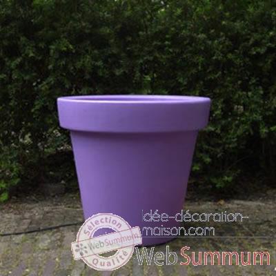 Pot fleur 40 cm Violet