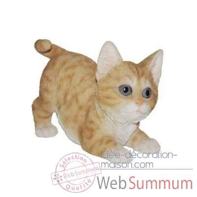 Chaton bondissant roux 18,7cm Riviera system -200254