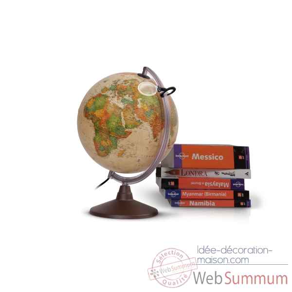 Globe lumineux marco polo 25 antique 25 cm (diametre) Sicjeg