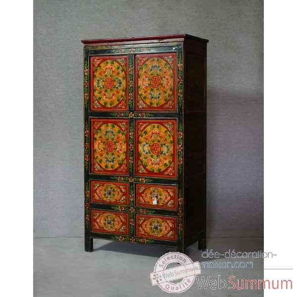 Armoire style tibetain 7 -KTR0051