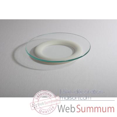 Assiette 20 cm avec anneau silicone SiloPlate-SP20