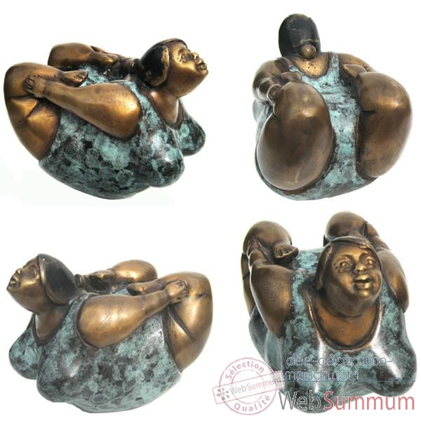 Statuette femme contemporaine en bronze -BRZ1106-10