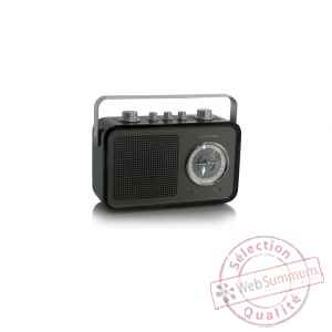 Radio am fm compacte portable noire tangent -uno 2go-noi