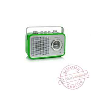 Radio am fm compacte portable vert pomme tangent -uno 2go-vp