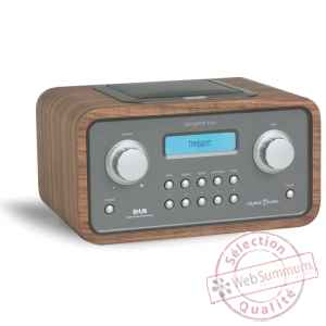 Radio de table am fm dab reveil bois noyer tangent -radio trio-bn