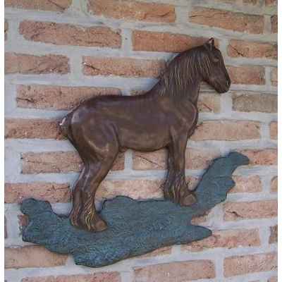 Cheval de trait belge decoration murale -HW1238BR-B