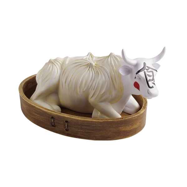 Vache Cow Parade resine Steamed Dumpling Cow MMR47795