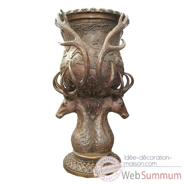 Vase de jardin en bronze -BRZ413