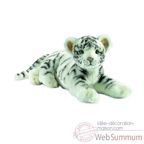 Anima - Peluche tigre blanc \"junior\" 35 cm -4754