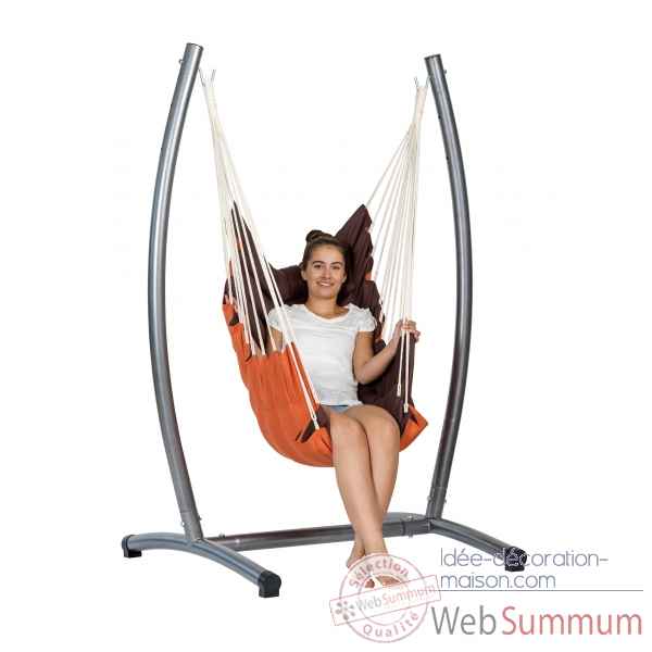 Kit support omega et fauteuil suspendu bresilien terracotta amazonas -az-4011700