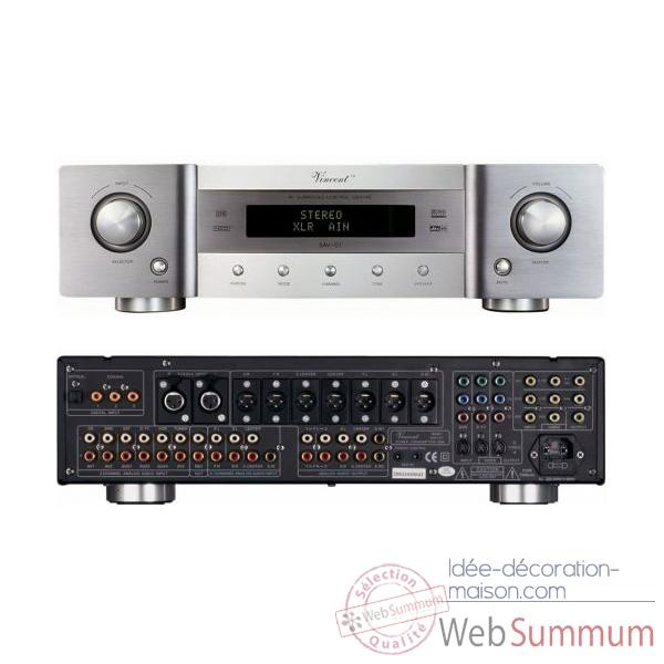 Amplificateur Audio/Video Vincent SAV-C1 Decodeur Preamp 6.1 XLR - Noir - 203169