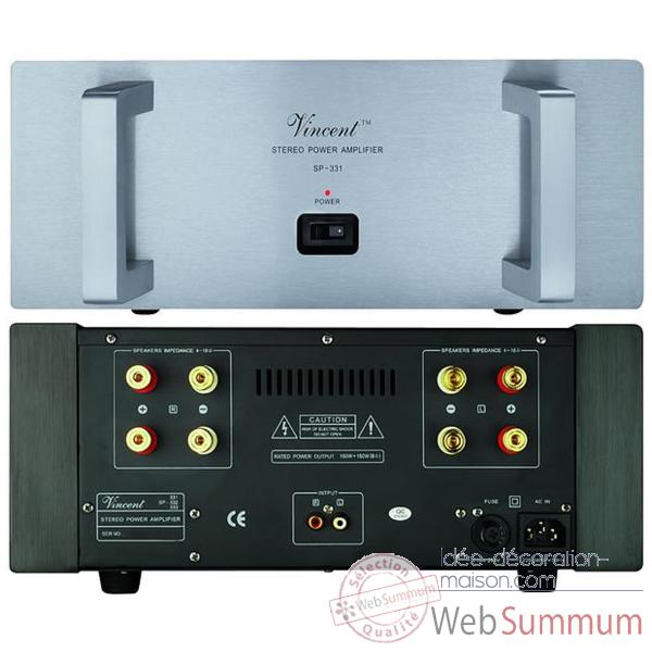 Amplificateur de puissance Vincent SP-331 Amp Hybride - Argent - 200355